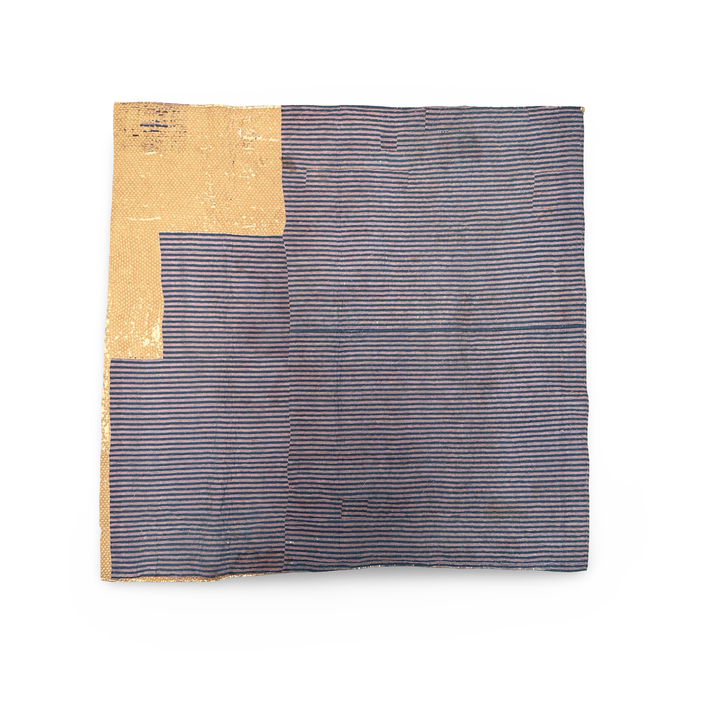 Early 17th Century Indigo Handmade Quilt from France