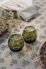 Blown Glass, Olive Green