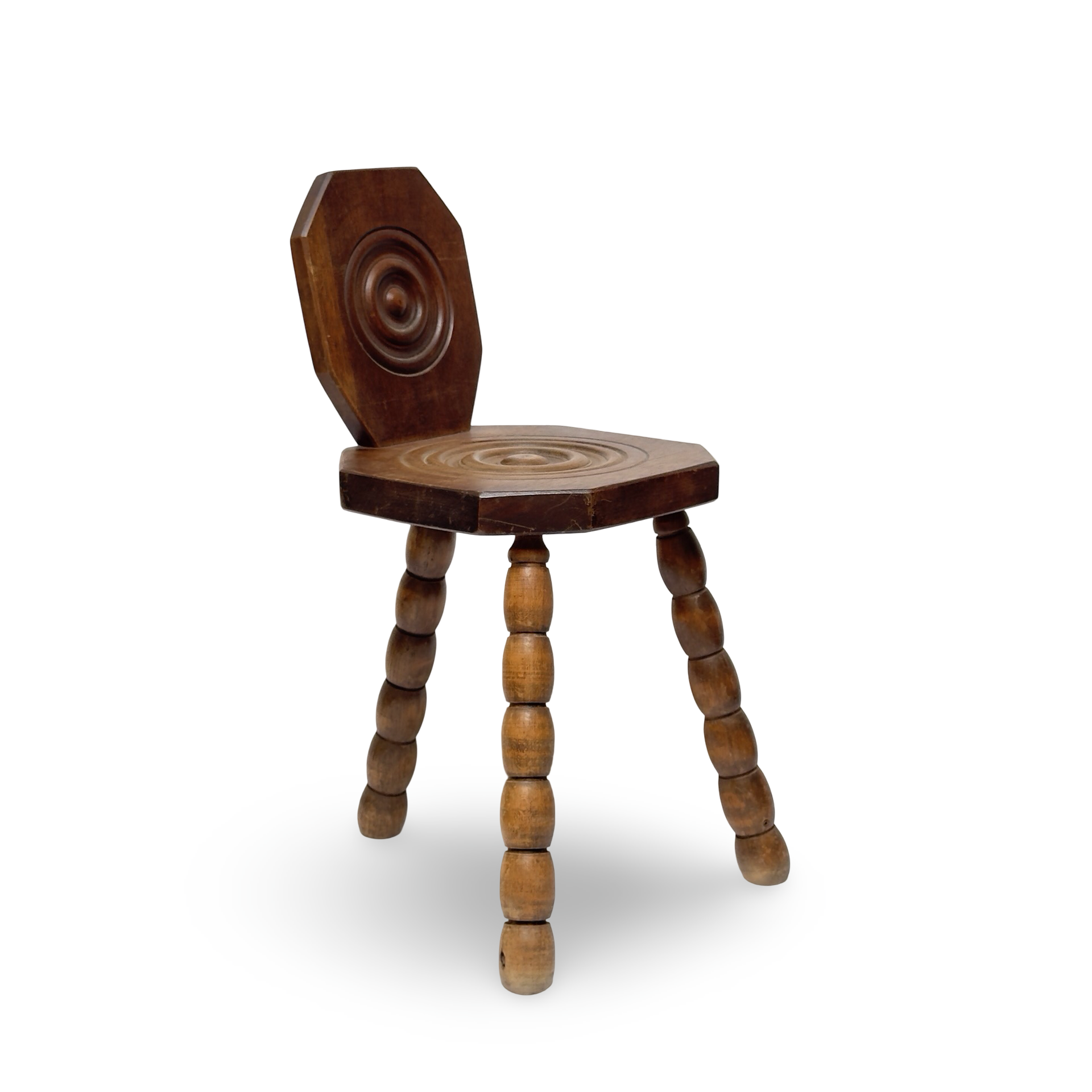 Antique French Bobbin Dudoyt Style Chair