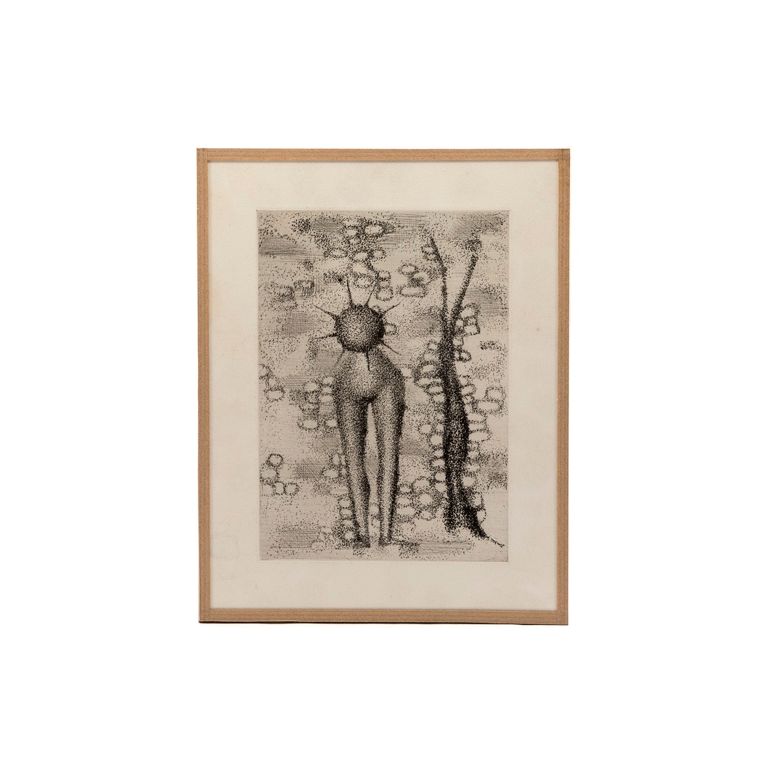 Vintage French Nude Etching No. 1