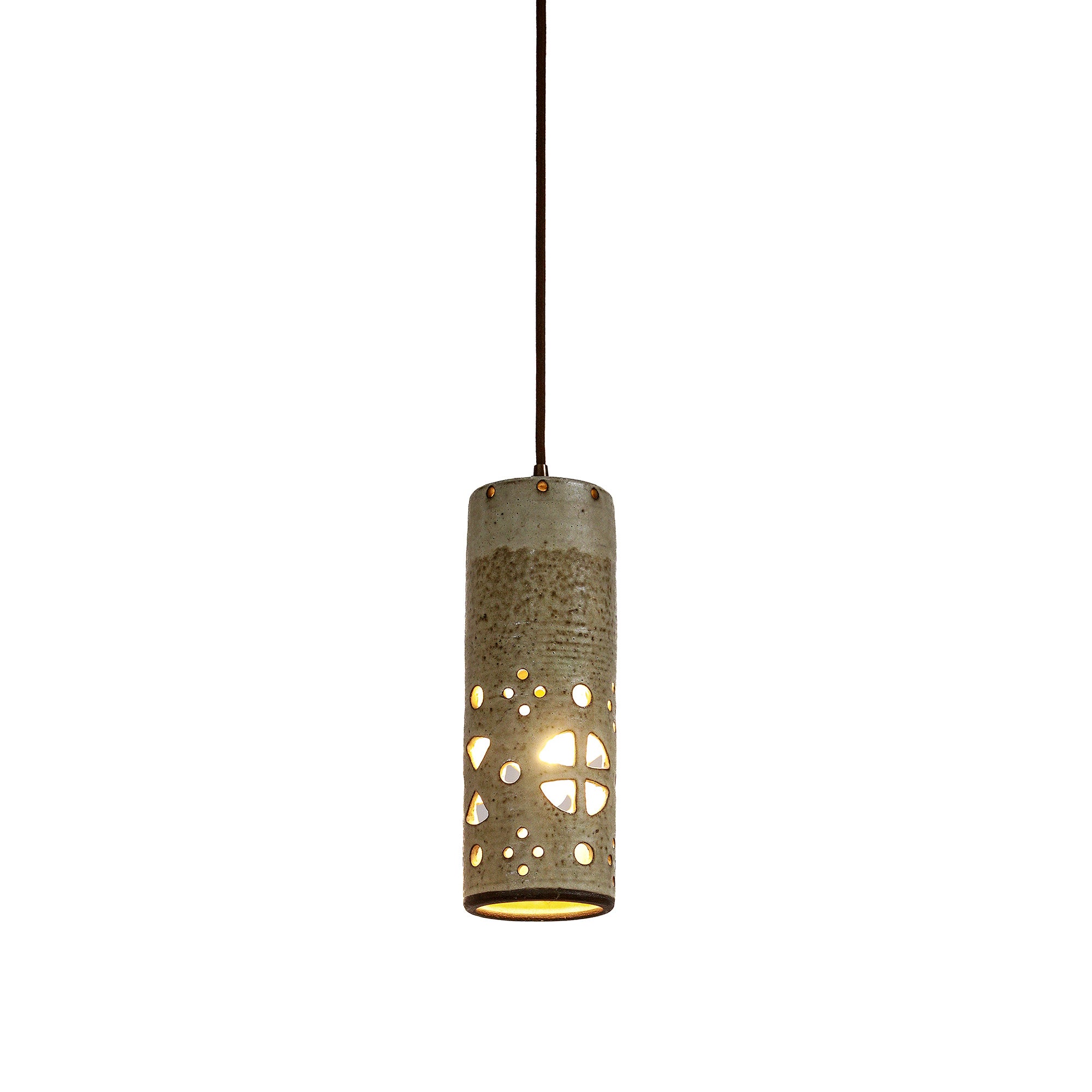 Vintage Ceramic Pendant Light from Holland-C