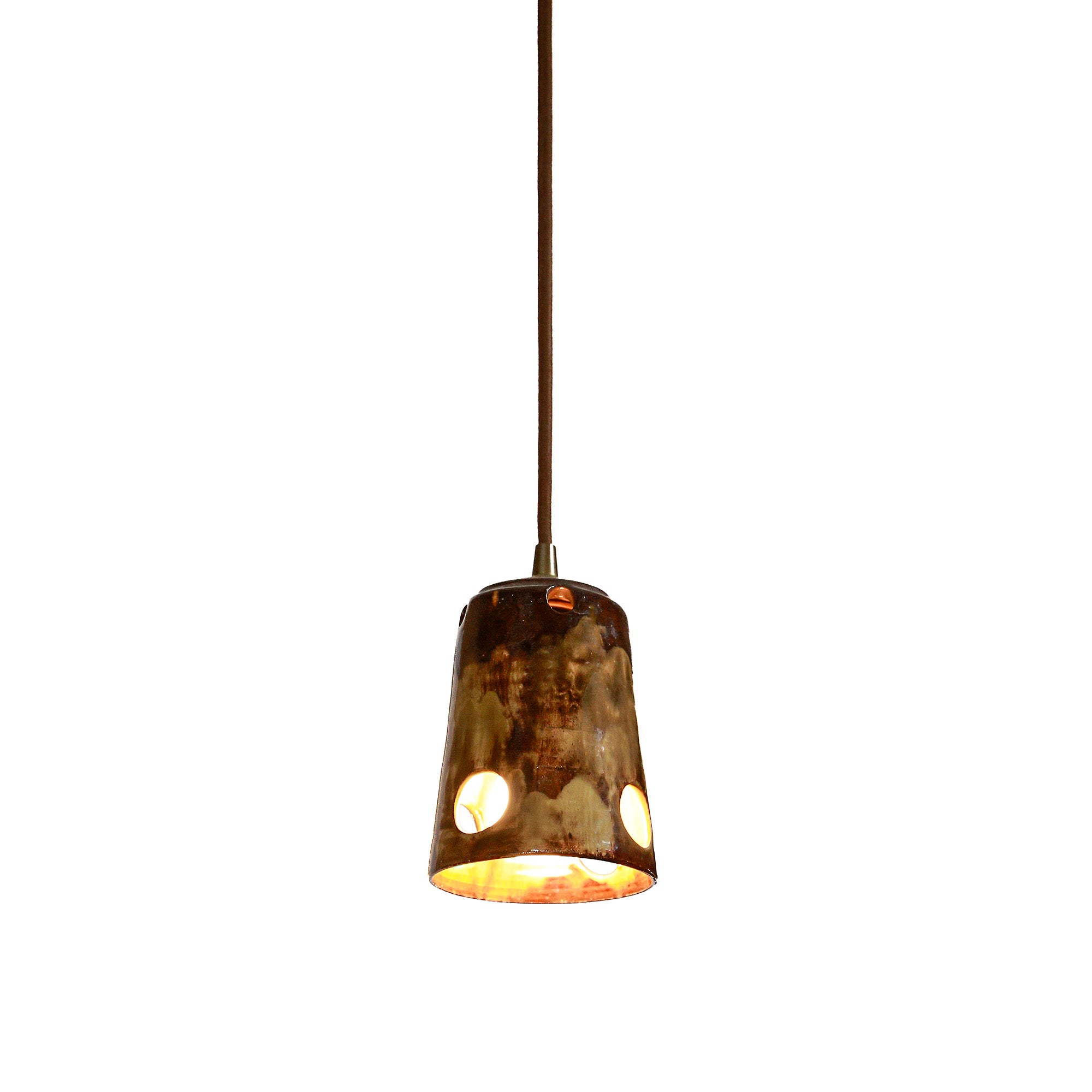 Vintage Ceramic Pendant Light from Holland-B