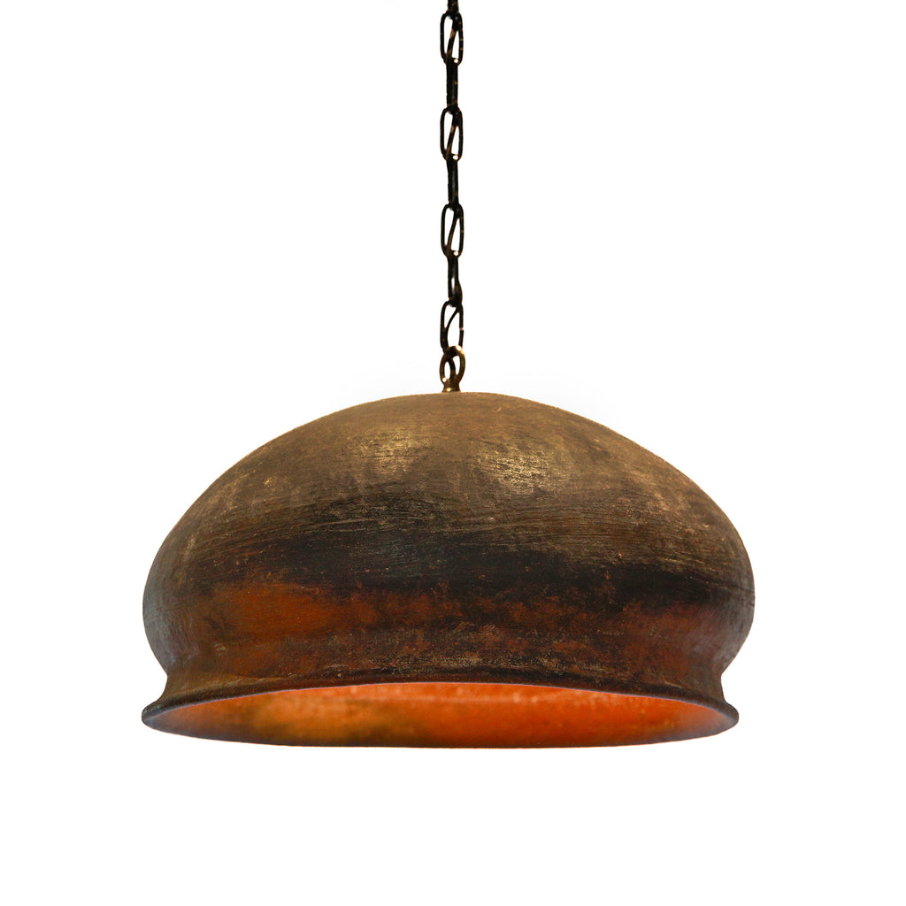 Vintage Pottery Bowl Pendant Lights
