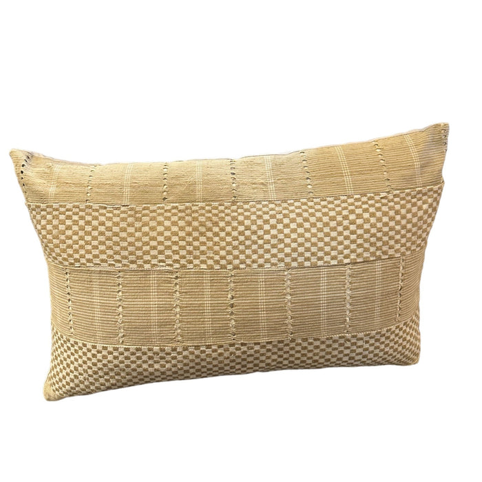 Striped and Checkered Pillow