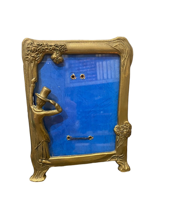 Vintage French Brass Picture Frame