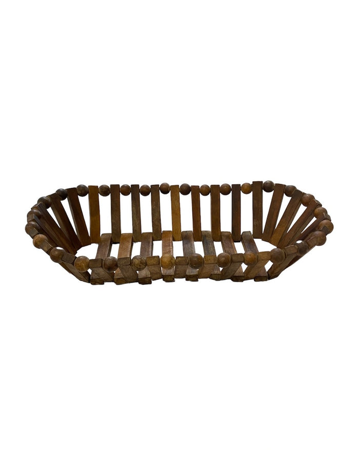 1960’s French Wooden Fruit Basket