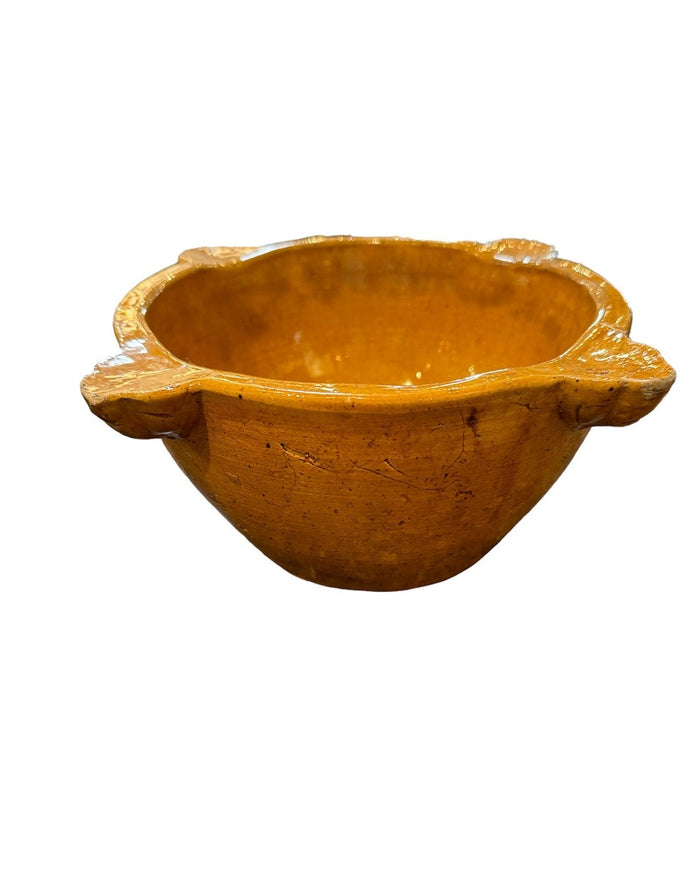 Antique French Terracotta Mortar