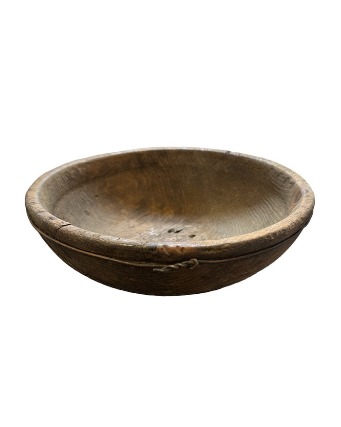 Antique Wooden Bowl