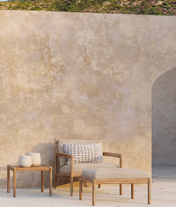 Jack Outdoor Footstool Cushion