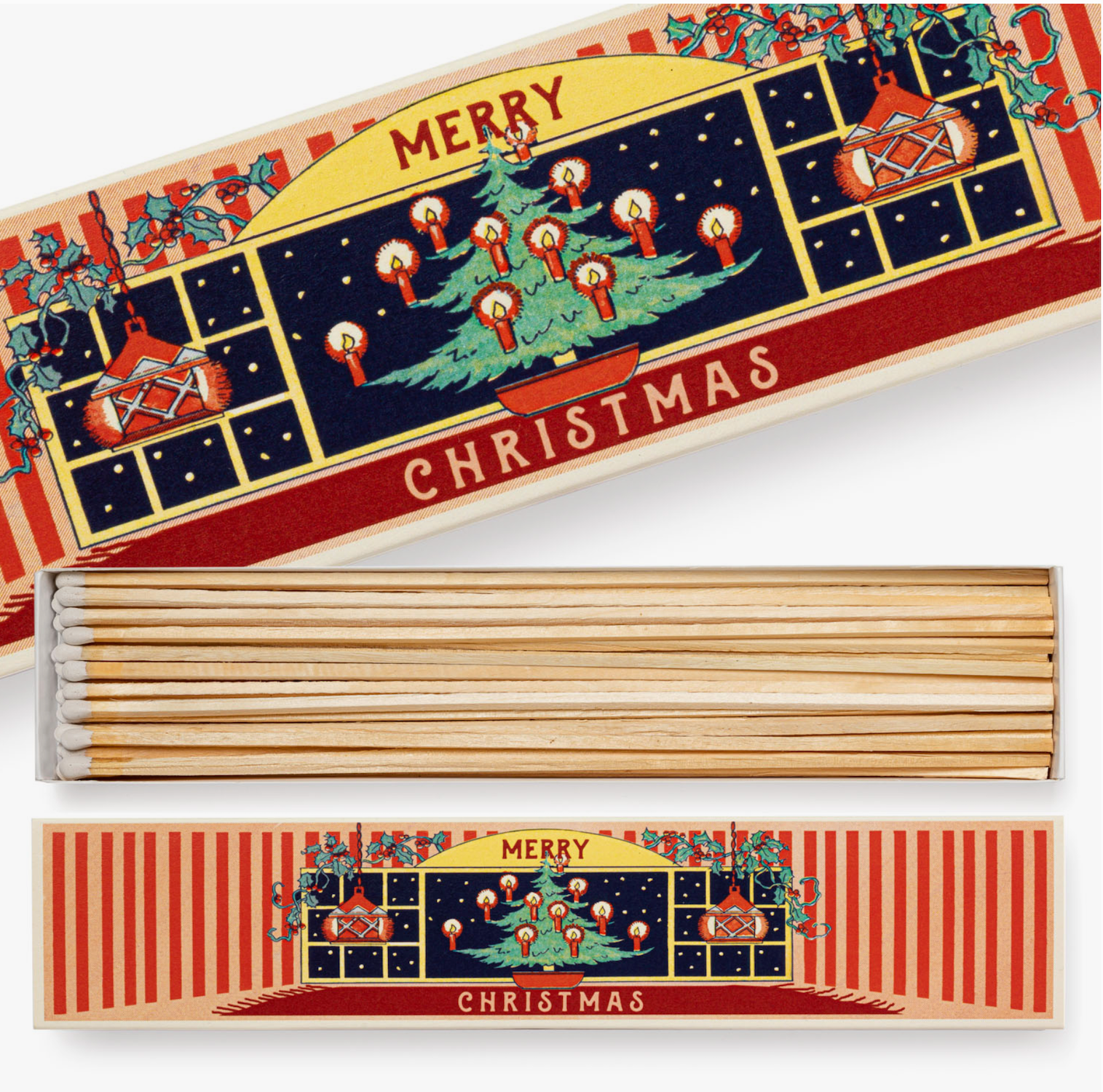 Christmas at Home Long Matchbox