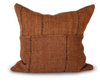 Makun Pillow - Black/Brown Stripes