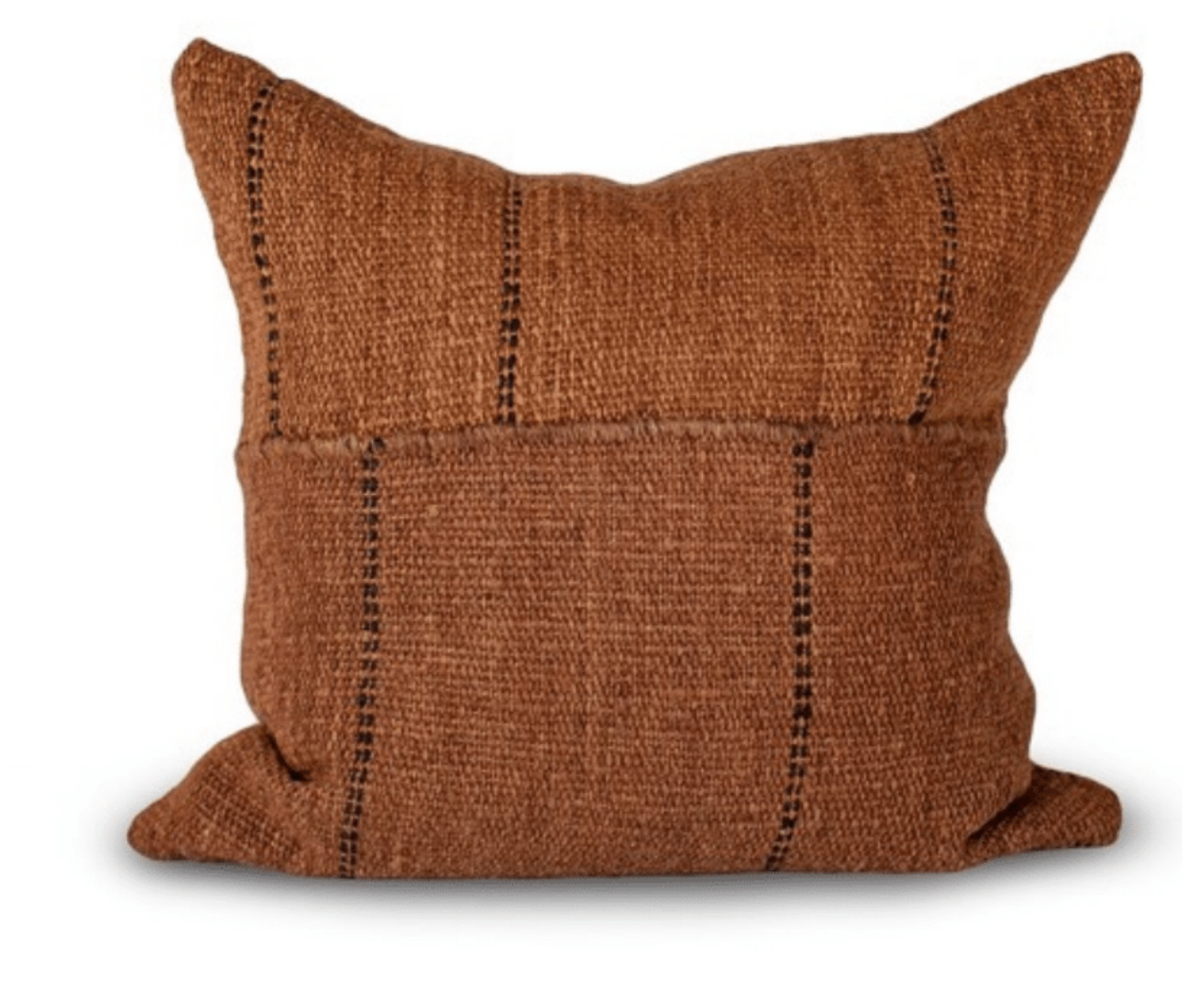 Makun Pillow - Black/Brown Stripes
