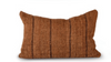 Makun Pillow - Black/Brown Stripes