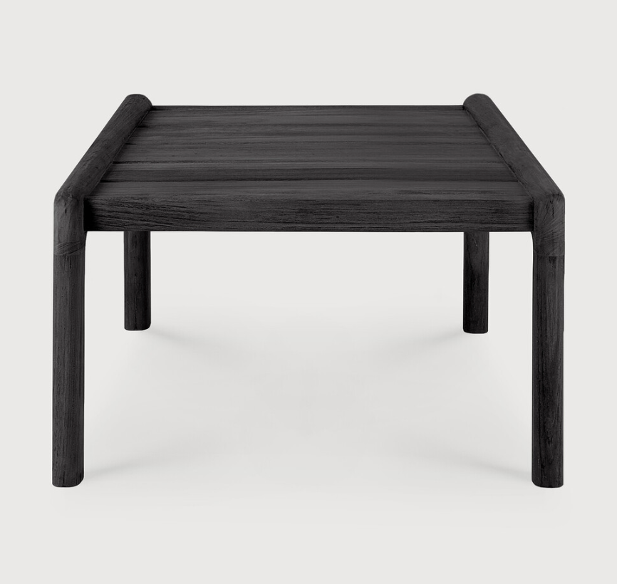 Jack Outdoor Side Table - Varnished Teak Black