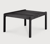 Jack Outdoor Side Table - Varnished Teak Black
