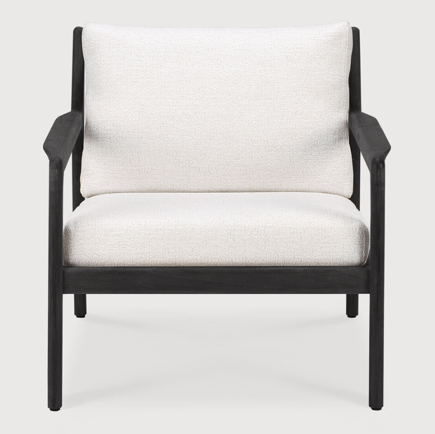 Jack Outdoor Lounge Chair - Varnished Black Teak