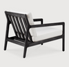 Jack Outdoor Lounge Chair - Varnished Black Teak