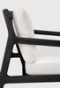Jack Outdoor Lounge Chair - Varnished Black Teak