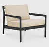 Jack Outdoor Lounge Chair - Varnished Black Teak