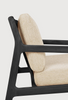 Jack Outdoor Lounge Chair - Varnished Black Teak