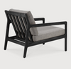 Jack Outdoor Lounge Chair - Varnished Black Teak
