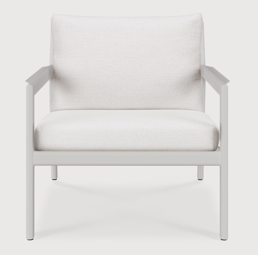 Jack Outdoor Lounge Chair - Aluminium White