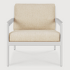 Jack Outdoor Lounge Chair - Aluminium White