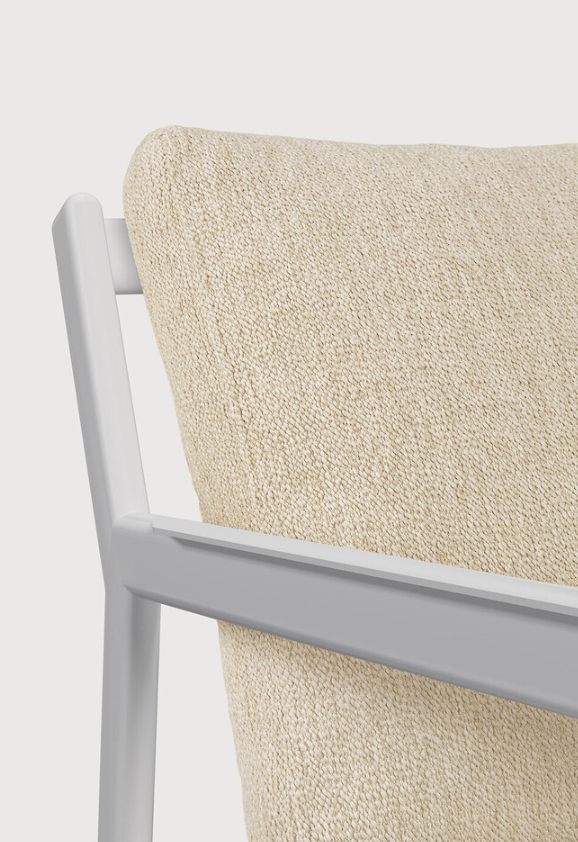 Jack Outdoor Lounge Chair - Aluminium White