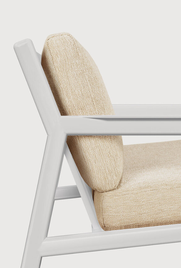 Jack Outdoor Lounge Chair - Aluminium White