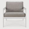 Jack Outdoor Lounge Chair - Aluminium White