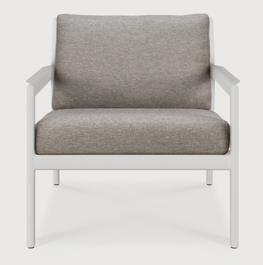 Jack Outdoor Lounge Chair - Aluminium White