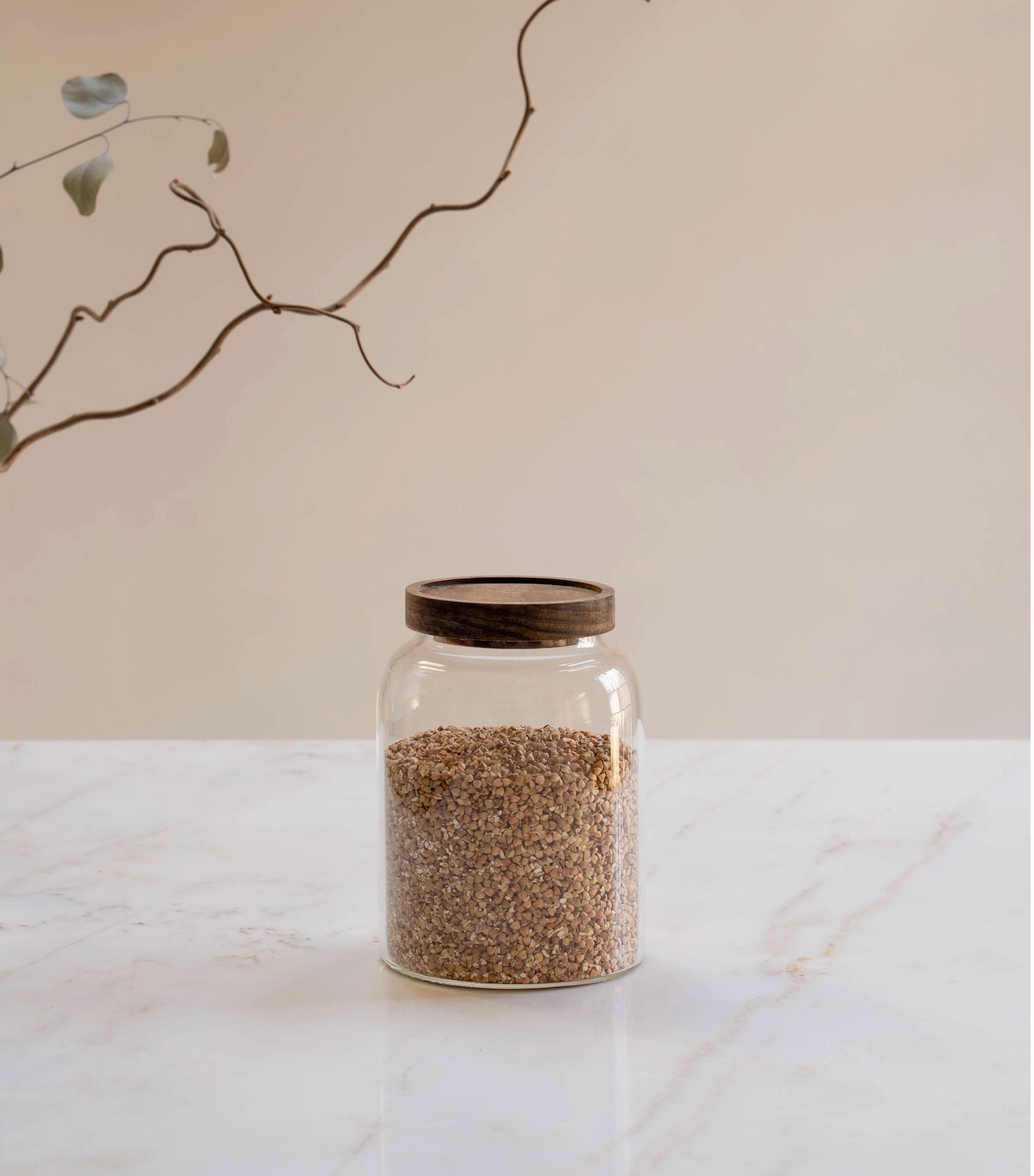 Glass Pantry Storage Jars