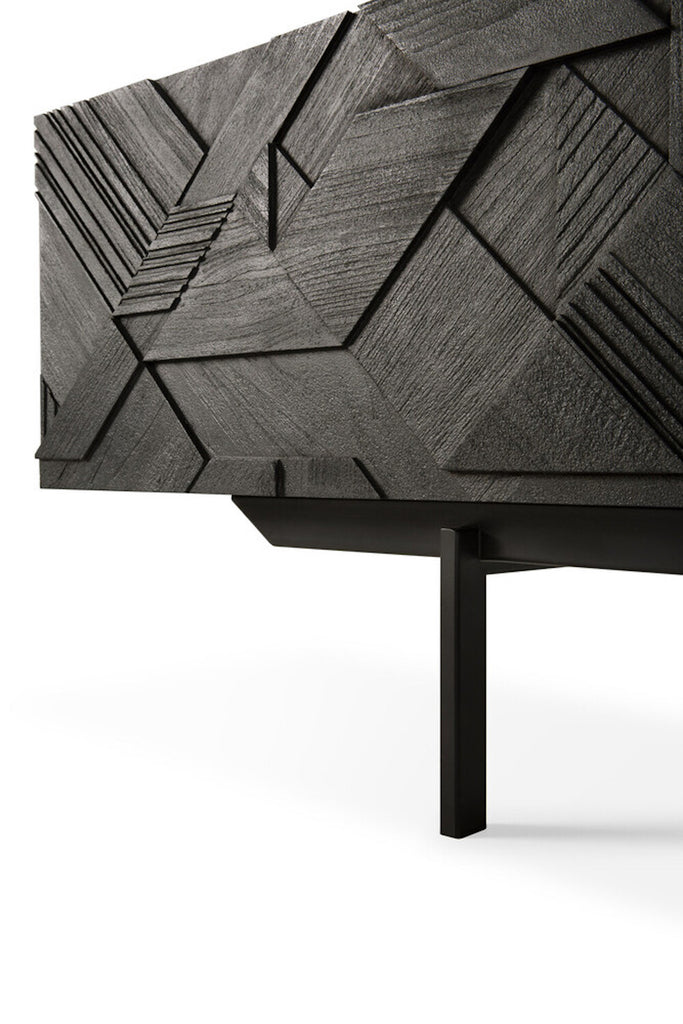 Teak Graphic TV Cupboard | Ethnicraft