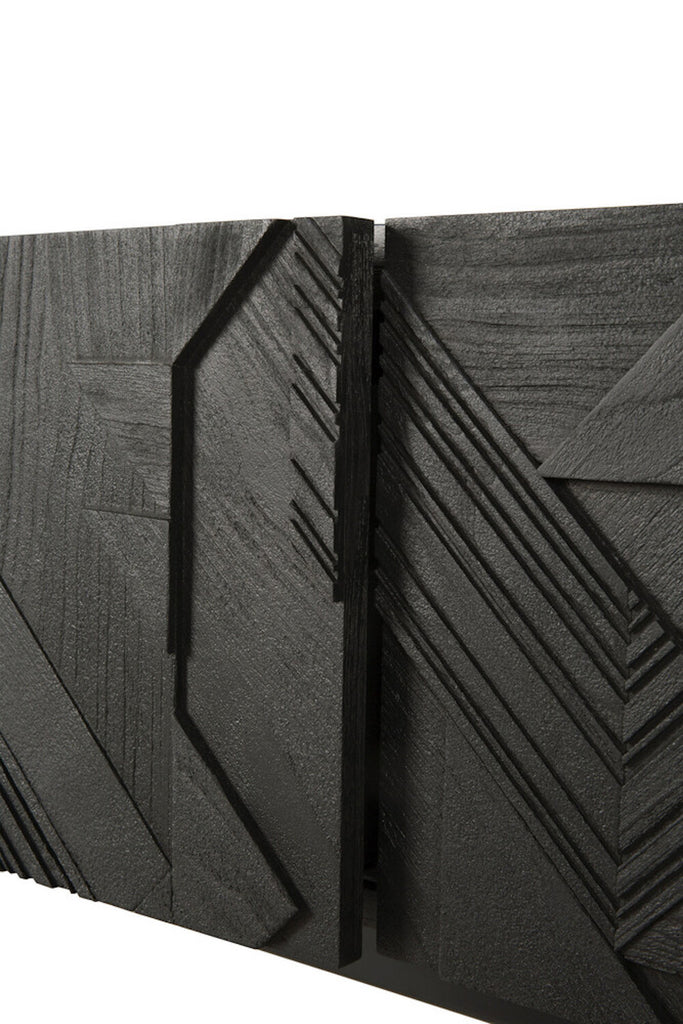 Teak Graphic TV Cupboard | Ethnicraft