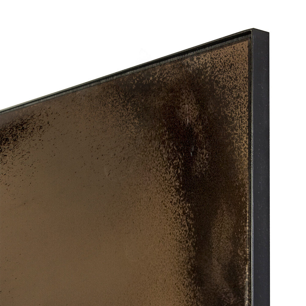 Bronze Floor Mirror - Heavy Aged - Metal Frame - Rectangular | Ethnicraft