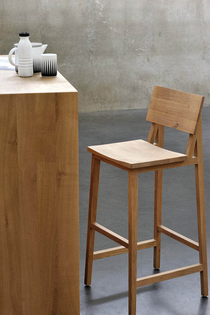 Oak N4 Bar Stool | ethnicraft