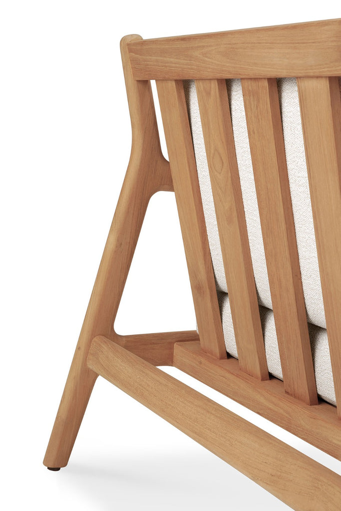 Teak Jack Outdoor Lounge Chair - Off White