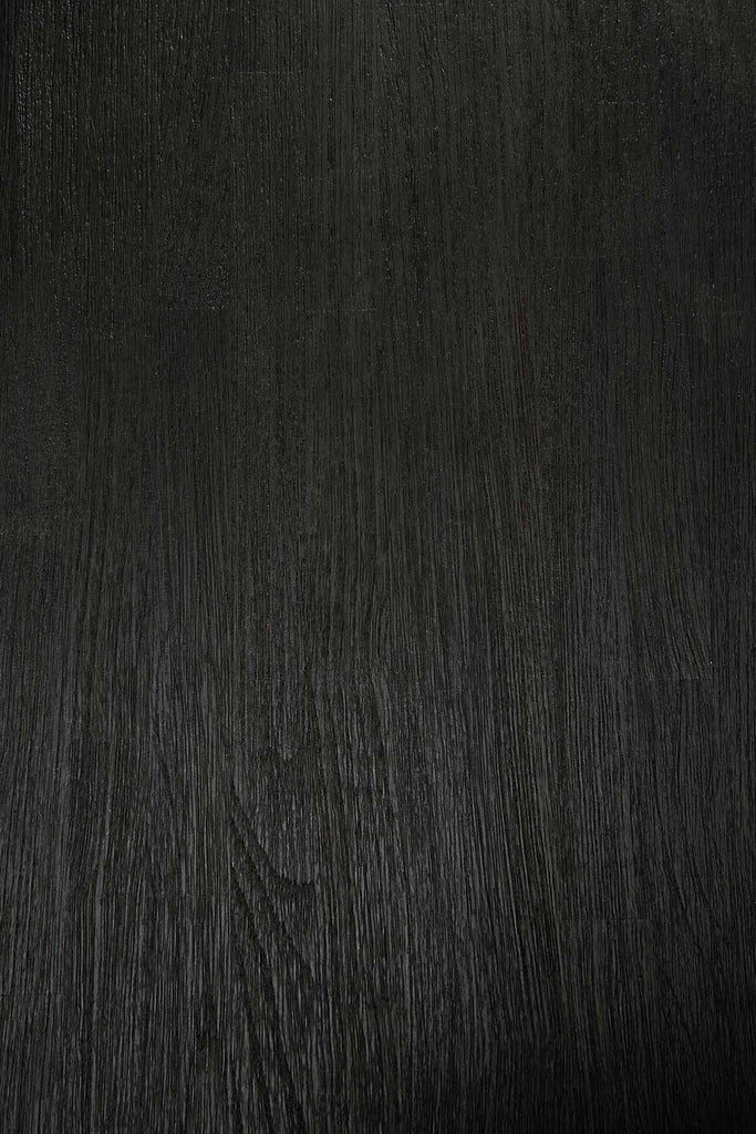 Teak Oblic Black Side Table - Varnished | Ethnicraft