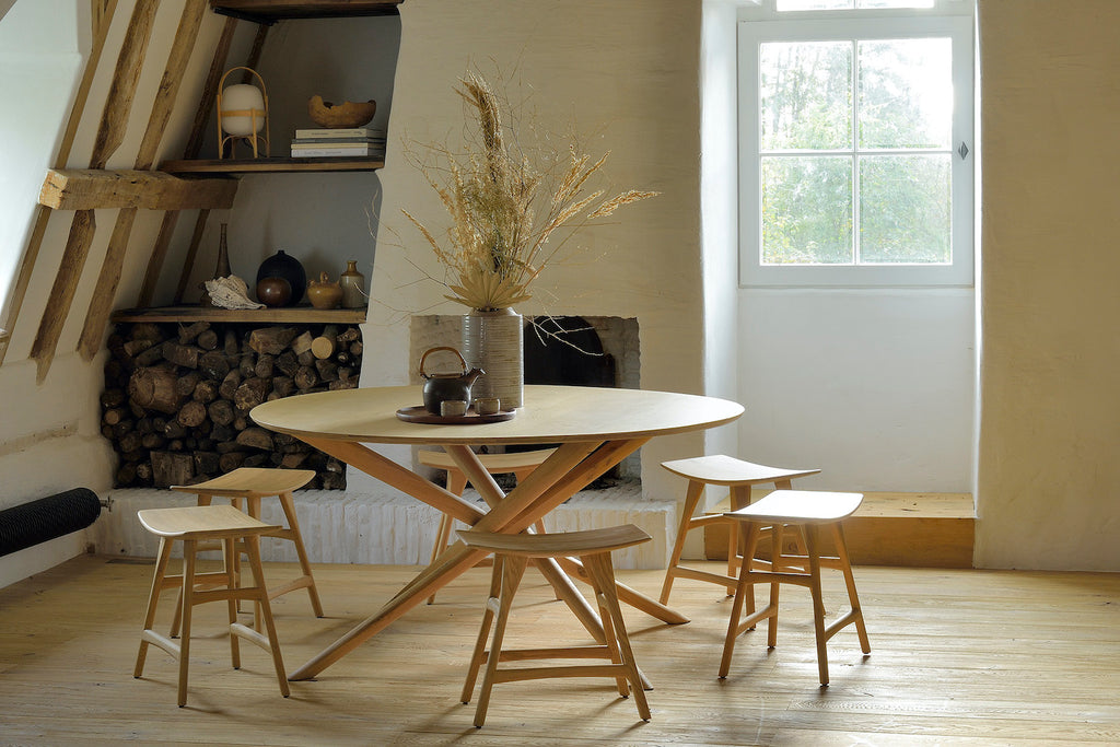 Oak Mikado Round Dining Table | Ethnicraft