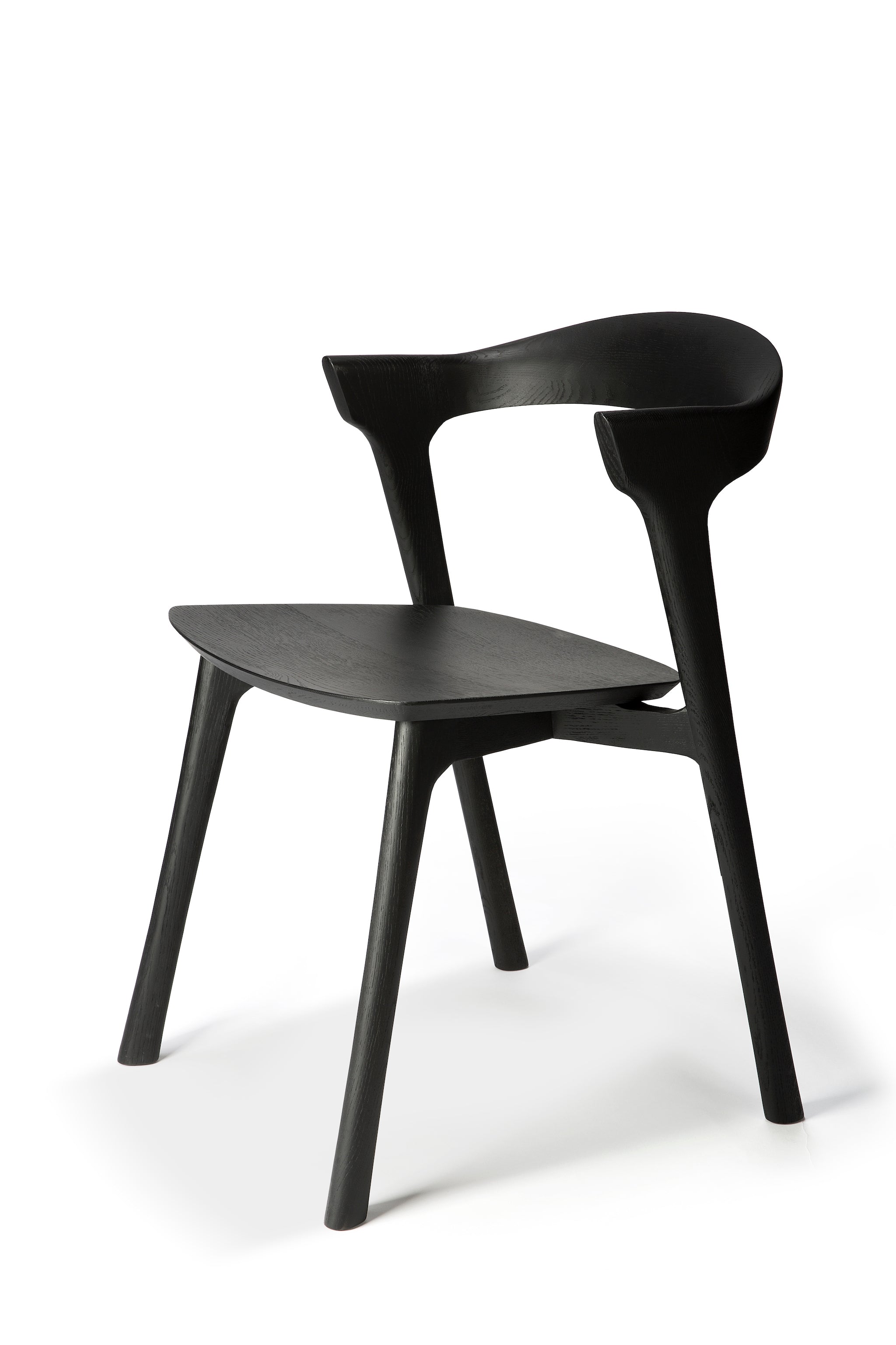 Oak Bok Black Dining Chair - Varnished | Ethnicraft