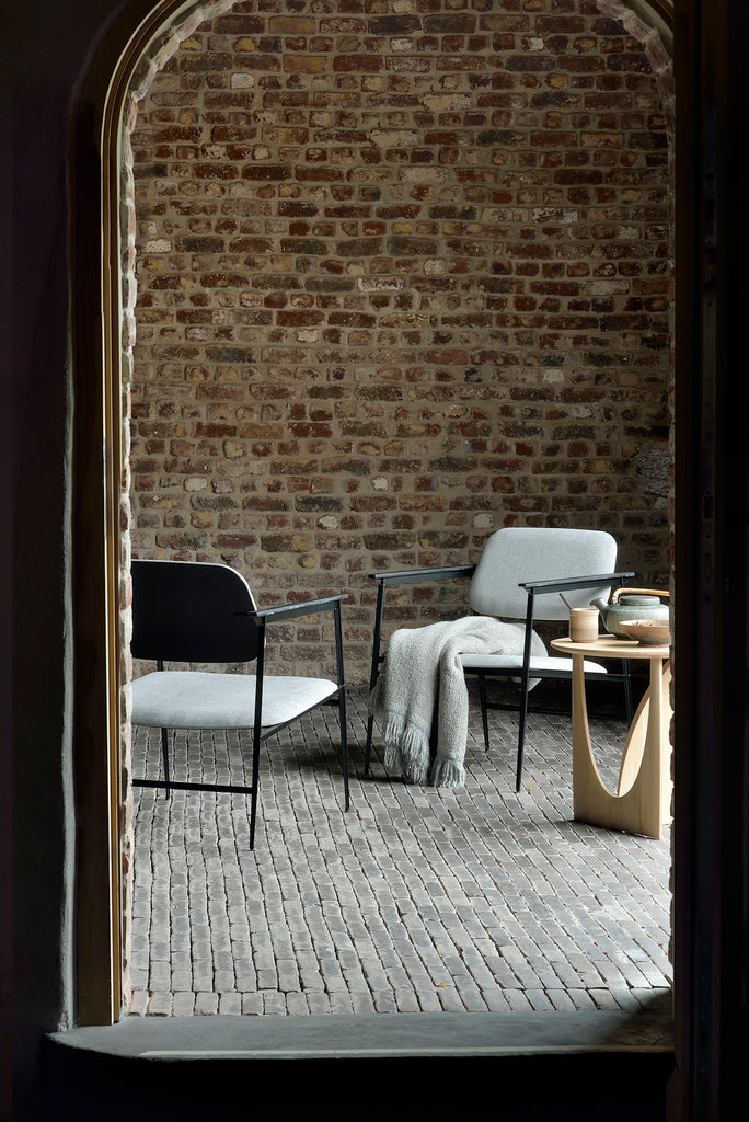 Oak Geometric Side Table - Varnished | ethnicraft