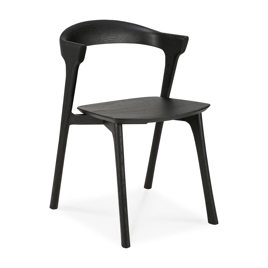Oak Bok Black Dining Chair - Varnished | Ethnicraft