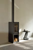Teak Oblic Black Side Table - Varnished | Ethnicraft