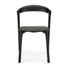 Oak Bok Black Dining Chair - Varnished | Ethnicraft