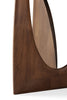 Teak Geometric Brown Side Table - Varnished | Ethnicraft