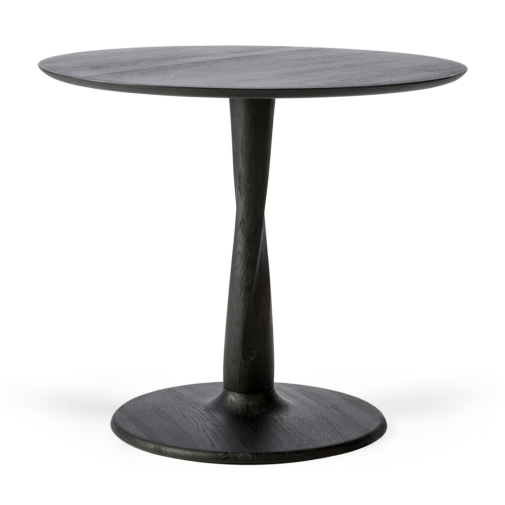 Oak Torsion Black Dining Table | Ethnicraft