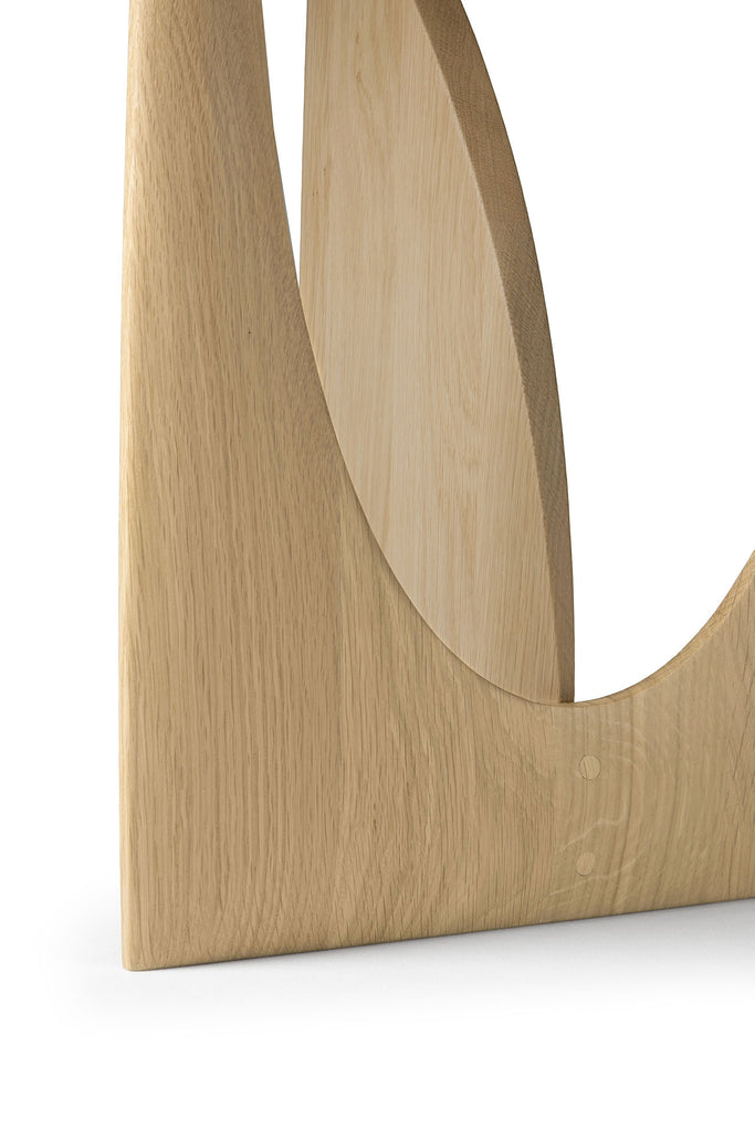 Oak Geometric Side Table - Varnished | Ethnicraft