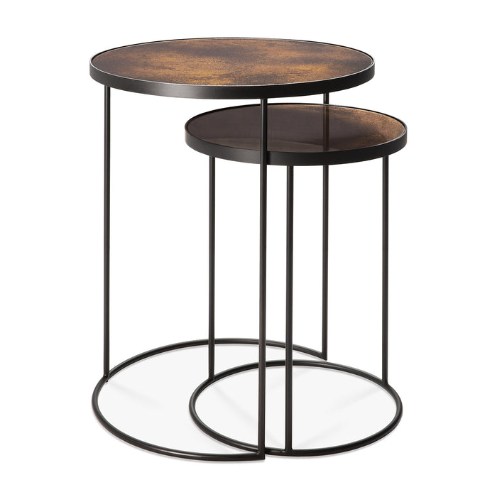 Bronze Copper Nesting Side Table - Set of 2 | Ethnicraft