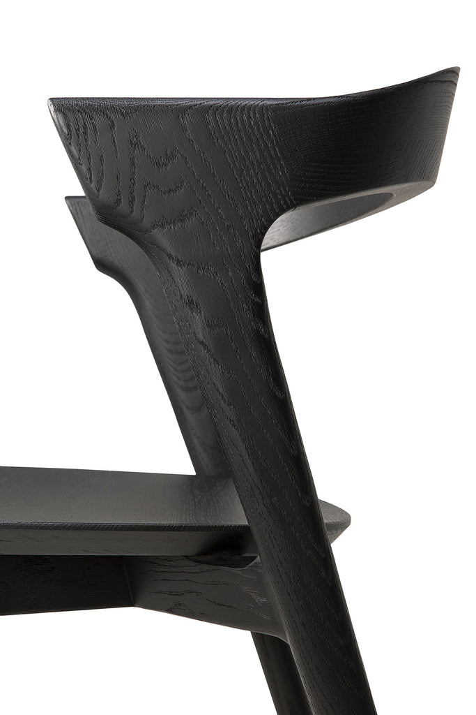 Oak Bok Black Dining Chair - Varnished | Ethnicraft