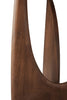 Teak Geometric Brown Side Table - Varnished | Ethnicraft